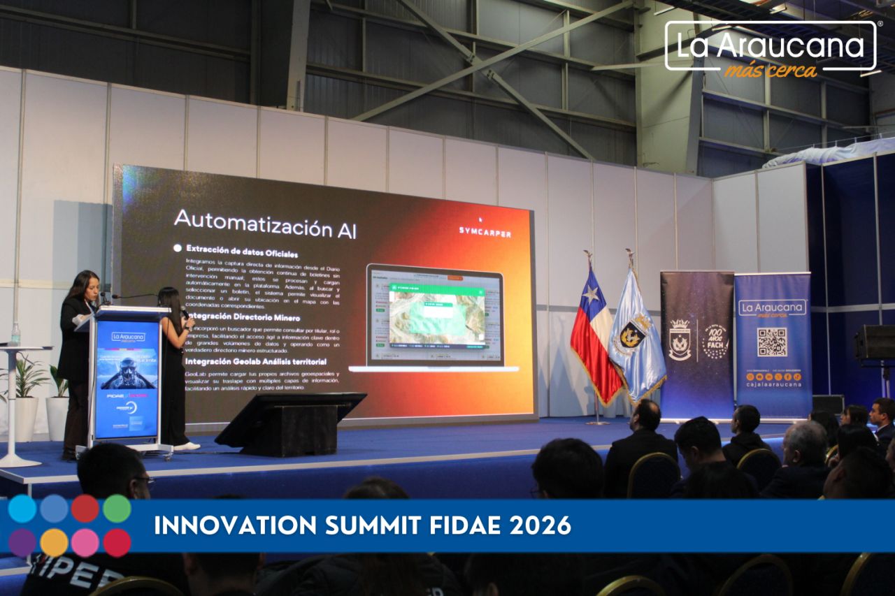 Presentación de Symcarper en el PitchDay FIDAE 2026